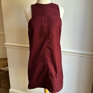 Alex + Alex Faux Suede Knee Length Dress size small EUC